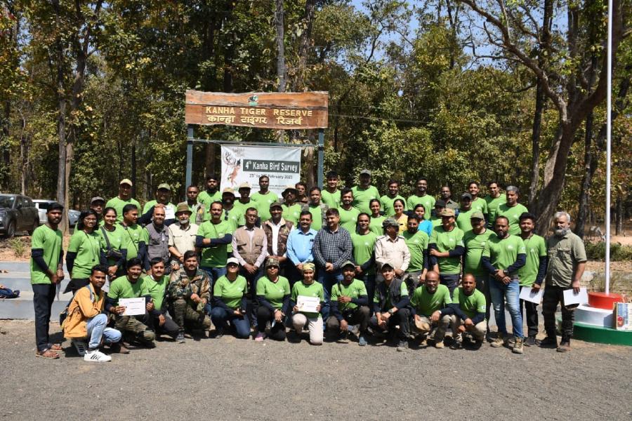 4th Bird survey- Kanha Tiger Reserve with WNC